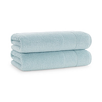 Aston & Arden Turkish Solid Bath Towel 30x60 Sterling Blue - Pack Of 2 (BT-TS-3060-18-SBL)