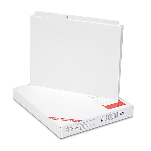 Avery Customizable Print-On Dividers, Unpunched, For Xerox 5090 Copiers, 5-Tab, 11 x 8.5, White, 30 Sets (20405)