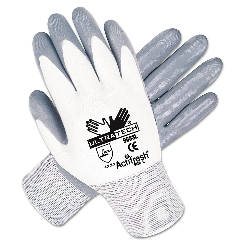 MCR Safety Ultra Tech Nitrile-Coated Gloves 9683M