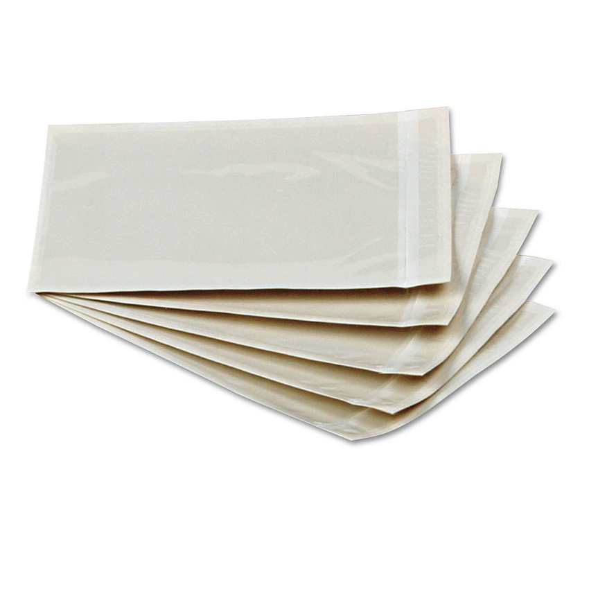Quality Park Self-Adhesive Packing List Envelope, Clear Front: Full-Size Window, 4.5 x 6, Clear, 1,000/Carton (46996)