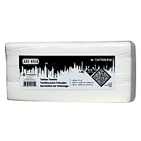 Art Noir Tattoo Towel White 9x8 If 15/125 - Case Of 1800 (N-TAT100IPW)