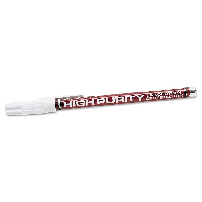 DYKEM High-Purity Paint Markers, Fine Bullet Tip, White (33729)