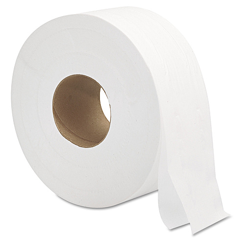 GEN&reg; Jumbo Jr. Toilet Paper Rolls, 2-Ply, 700-ft., 12 Rolls (GEN9JUMBOB)