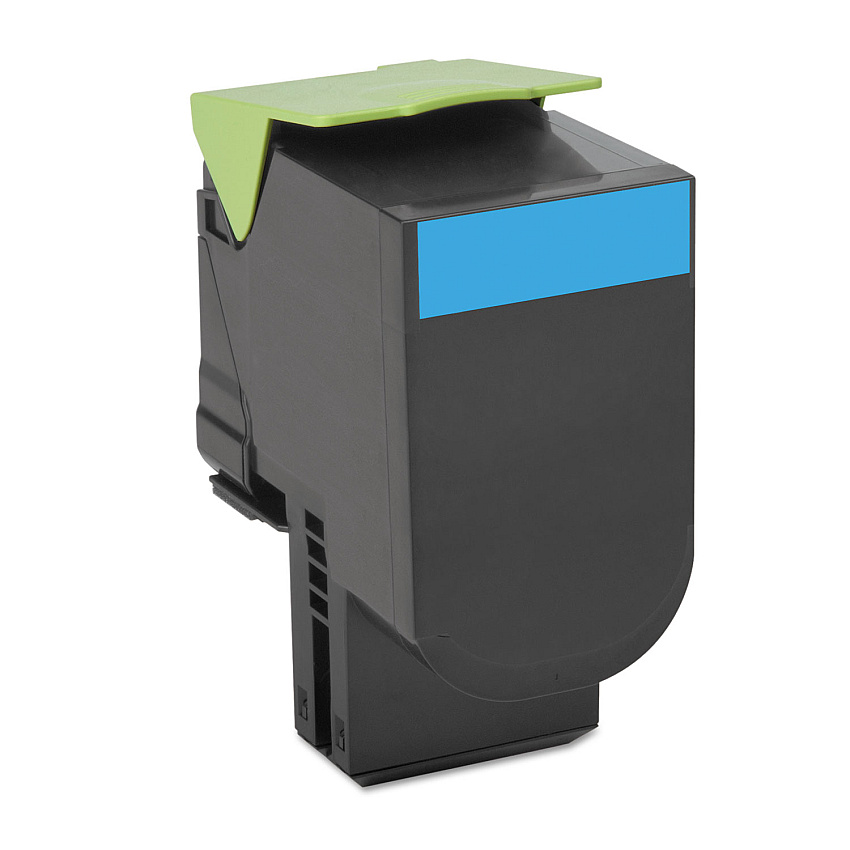 Lexmark 70C1HC0 Return Program High-Yield Toner, 3,000 Page-Yield, Cyan