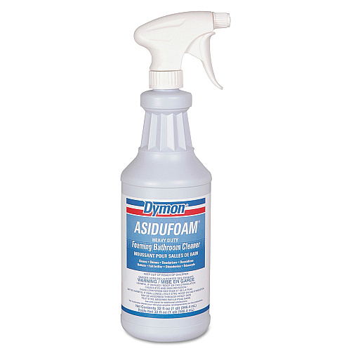 Dymon Asidufoam Heavy-Duty Bathroom Cleaner, 32oz, Bottle, 12/Carton (33732)