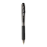 Pentel WOW! Ballpoint Pen Value Pack, Retractable, Medium 1 mm, Black Ink, Smoke/Black Barrel, 36/Pack (BK440ASWUS)