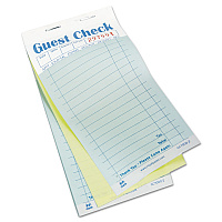 AmerCareRoyal Guest Check Pad, 17 Lines, Two-Part Carbonless, 3.6 x 6.7, 50 Forms/Pad, 50 Pads/Carton (GC70002)