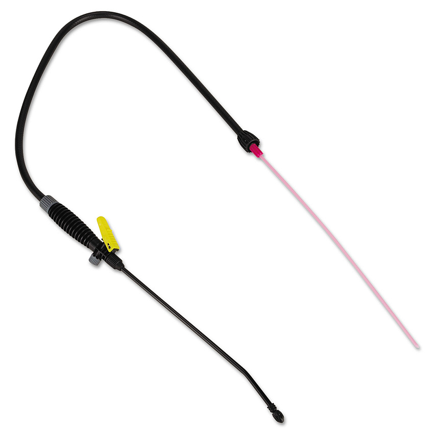 RL Flo-Master Polyethylene Discharge Kit, Wand w/Adjustable Nozzle, Black (1913PB)