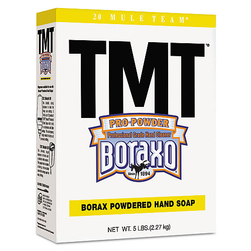 Boraxo TMT Powdered Hand Soap, Unscented Powder, 5lb Box, 10/Carton (02561CT)