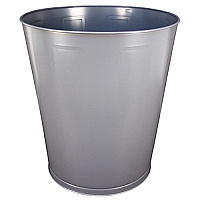 Wastebasket 46 Qt Metal Round, Case Of 3 (1303-3)