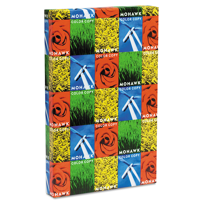 Mohawk Color Copy 98 Paper and Cover Stock, 98 Bright, 28 lb Bond Weight, 18 x 12, Bright White, 500/Ream (12207)