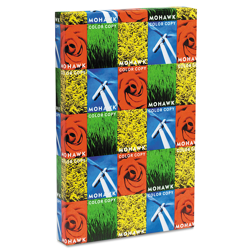 Mohawk Color Copy 98 Paper and Cover Stock, 98 Bright, 80 lb Cover Weight, 18 x 12, 250/Pack (12216)