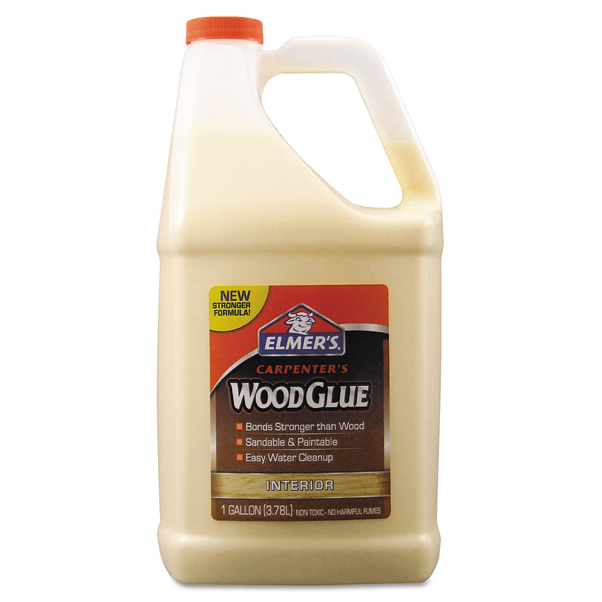 Elmer's Carpenter Wood Glue, 1 gal, Dries Beige (E7050LMR)