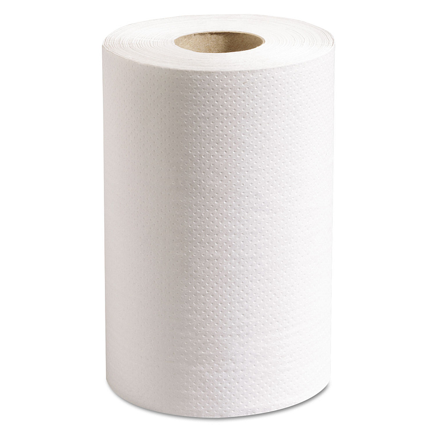 Marcal&reg; Hardwound Paper Towels, Recycled 1-Ply, 350-ft., 12 Roll (P700B)