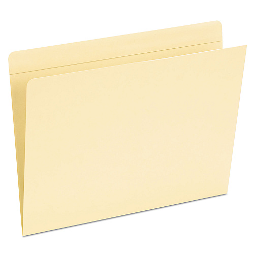 Pendaflex Top Tab Pocket Folders, Straight Tabs, Letter Size, Manila, 50/Box (16651)