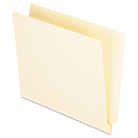 Pendaflex Manila End Tab Folders, 9.5" High Front, Straight 1-Ply Tabs, Letter Size, Manila, 100/Box (H110)