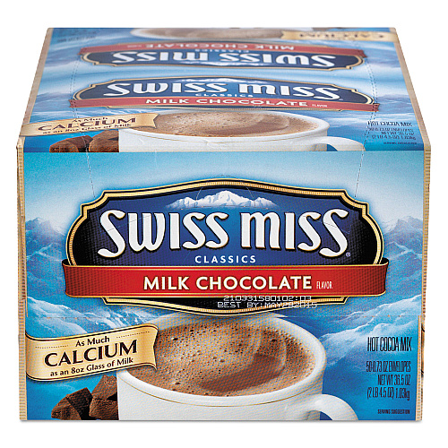 Swiss Miss Hot Cocoa Mix, Regular, 0.73 oz. Packets, 50 Packets