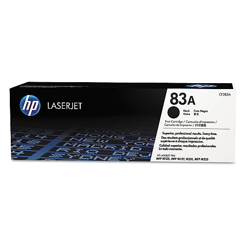HP 83A, (CF283A) Black Original LaserJet Toner Cartridge