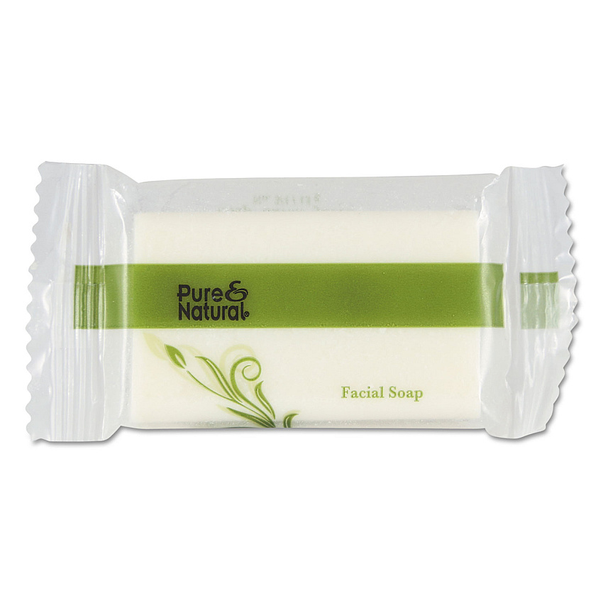 Pure & Natural Body and Facial Soap, Fresh Scent, # 3/4, 1,000/Carton (500075)