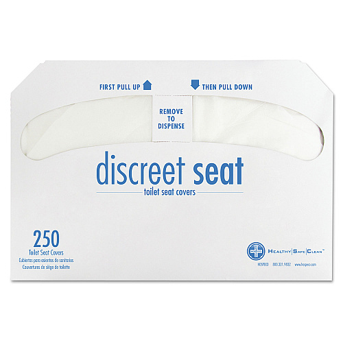 HOSPECO DS5000CT Discreet Seat Half-Fold Toilet Seat Covers