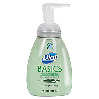 Dial Basics Hypoallergenic Foaming Hand Wash, Honeysuckle Scent, 7.5 oz (06042)