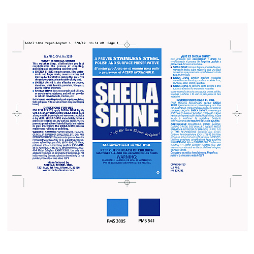 Sheila Shine Product Labels, 6.75 x 4.25, Silver/White, 100/Pack (LABELSADHVSC)