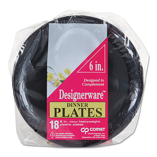 WNA DWP6180BK Designerware Plastic Dinnerware