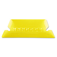 Pendaflex Transparent Colored Tabs For Hanging File Folders, 1/5-Cut, Yellow, 2