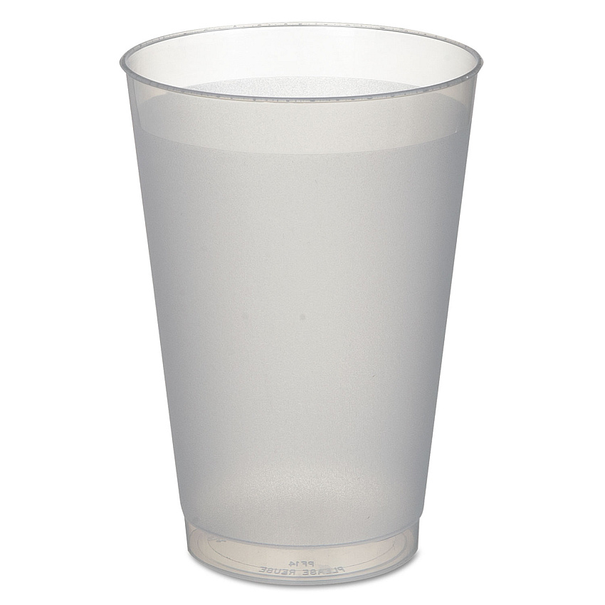 WNA Frost Flex Cups, Cold, 14 oz, Plastic, Frosted, 25/Pack, 20 Packs/Carton (PF14)