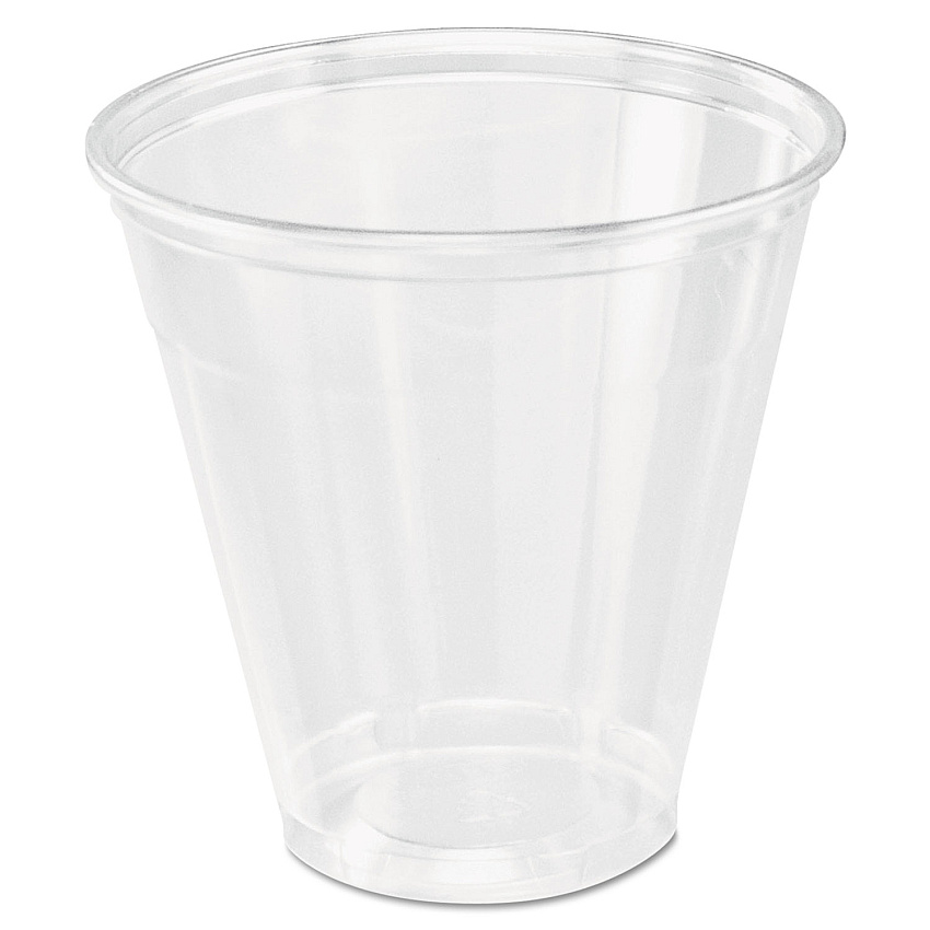 SOLO Ultra Clear Cups, 5 oz, PET, 100/Bag, 25 Bags/Carton (5C)