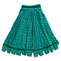 Rubbermaid Commercial Tube Mop, Microfiber, Green, Medium, 1-in Green Headband (T81206GRE)