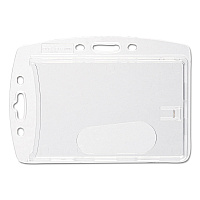 Durable Replacement Card Holder, Vertical/Horizontal, Polystyrene, 10/Pack (890519)