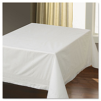Hoffmaster Tissue/Poly Tablecovers, 54" x 54", White, 50/Carton (210046)