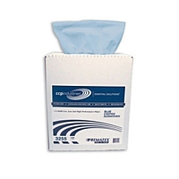 Prematex Wipers, Sontara, Blue, 9"x16.75", Heavy Duty, Creped, Pop-n-wipe Interfold, 150/bx - Case Of 6 Boxes (3255)