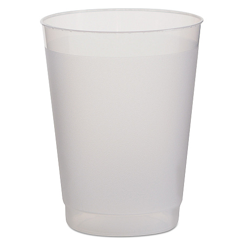 WNA Frost Flex Cups, Cold, 10 oz, Plastic, Frosted, 25/Pack, 20 Packs/Carton (PF10)