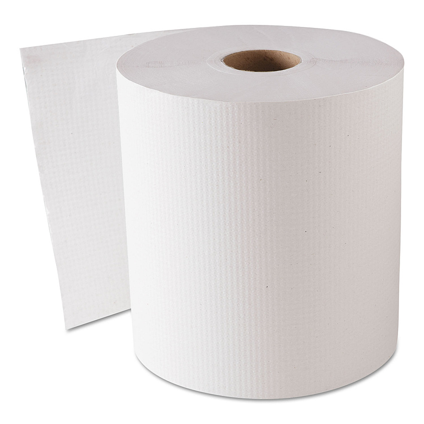 GEN&reg; Hardwound Roll Paper Hand Towels, White, 800-ft., 6 Rolls (GEN1820)