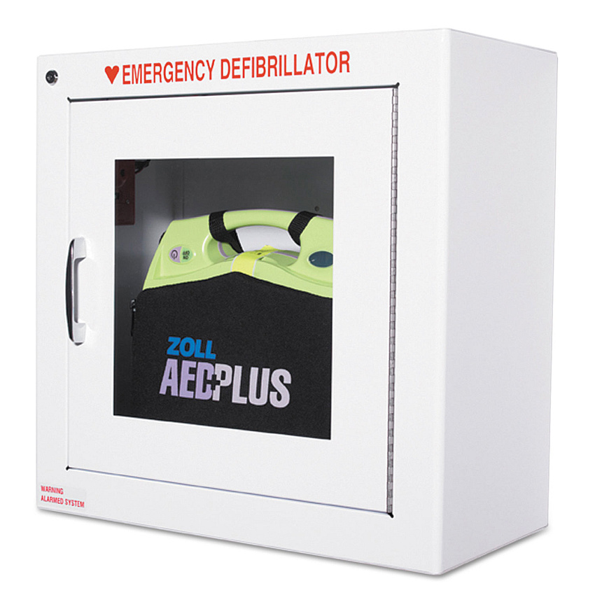 ZOLL AED Wall Cabinet, 17w x 9.5d x 17h, White (80000855)