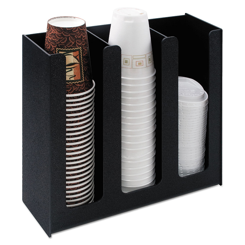 Vertiflex Cup Holder, For 8 oz to 32 oz Cups, Black (VFPC1000)