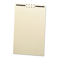 Smead File Backs with 2" Capacity Prong Fasteners, 1 Fastener, Legal Size, Manila, 100/Box (35521)