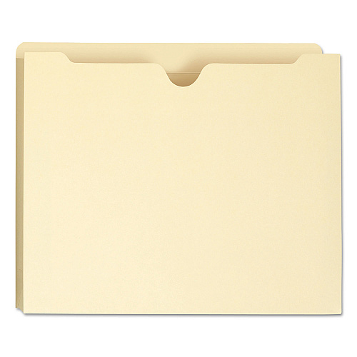Smead Manila File Jackets, 2-Ply Straight Tab, Letter Size, Manila, 50/Box (75520)