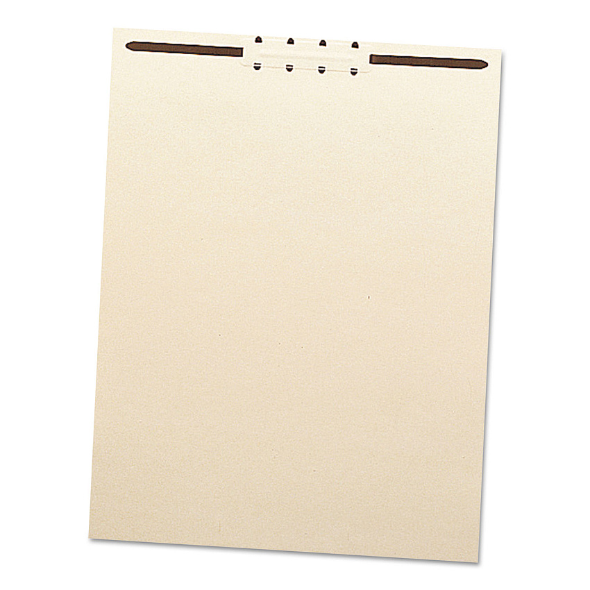 Smead File Backs with 2" Capacity Prong Fasteners, 1 Divider, 1 Fastener, Letter Size, Manila, 100/Box (35511)