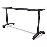 Alera Valencia Series Training Table T-Leg Base, 54w x 19.75d x 28.5h, Black (ALEVA7476BK)