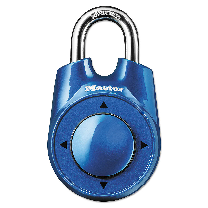 Master Lock Speed Dial Set-Your-Own Combination Lock, 2" Wide, Assorted (1500ID)