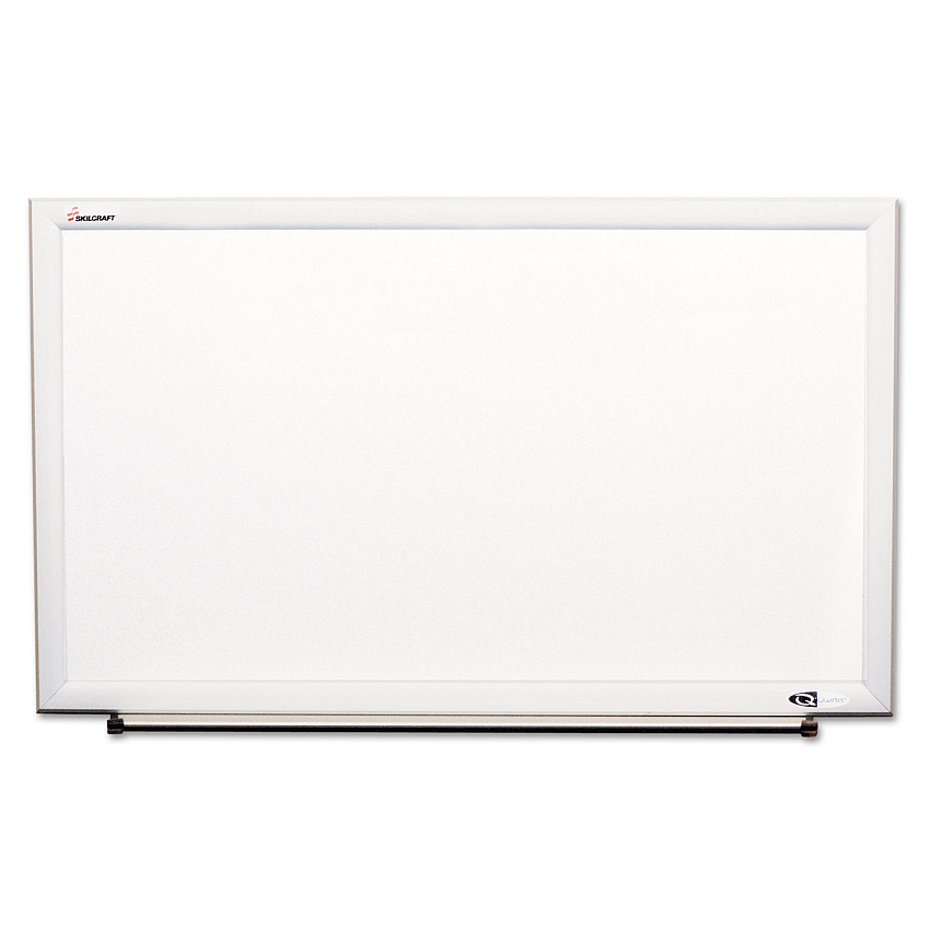 AbilityOne 7110015680040, SKILCRAFT Cubicle Magnetic Dry Erase Board, 18 x 30, White Surface, White Aluminum Frame (5680400)