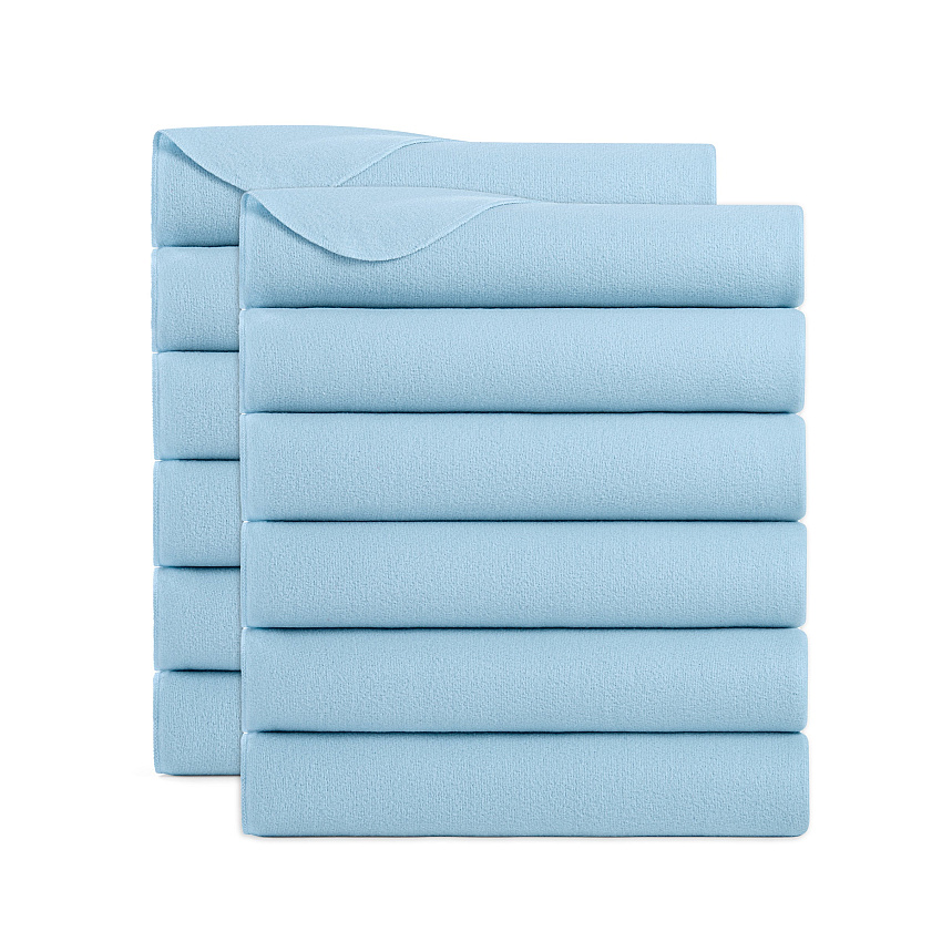 Cozy Soft Polar Fleece Throw 50x60 Light Blue - Case Of 12 (FLC-PLR-5060-LB)