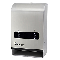Evogen No-touch Mini Dual Vendor, Free Vend, Stainless, 17.25"x10.75"x6.5" - 1 Each (EVNT4-SS)