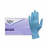Proworks Nitrile Powder Free 3 Mil Industrial Grade Gloves Blue Sm - Case Of 1000 (GL-N103FS)