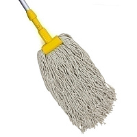 Microfiberworks Disposable Cotton Cut-off String Mop, #32, White, 24 Oz, 1/bag, 12 Bags/cs, 1 Each (2504-DCP-LG)