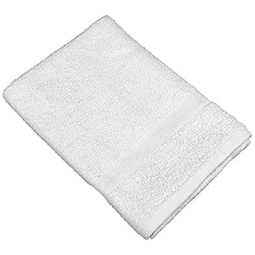 Basic Arctic Bath Towel 22x44 White Cam Border - Pack Of 12 (P-BASIC-2244-6)