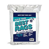W68 Shop Towel Terry Wipers White - 5lb Bag (N-W68-5BG)